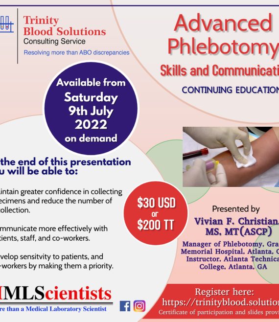 Advanced Phlebotomy Skills and Communication - Made with PosterMyWall